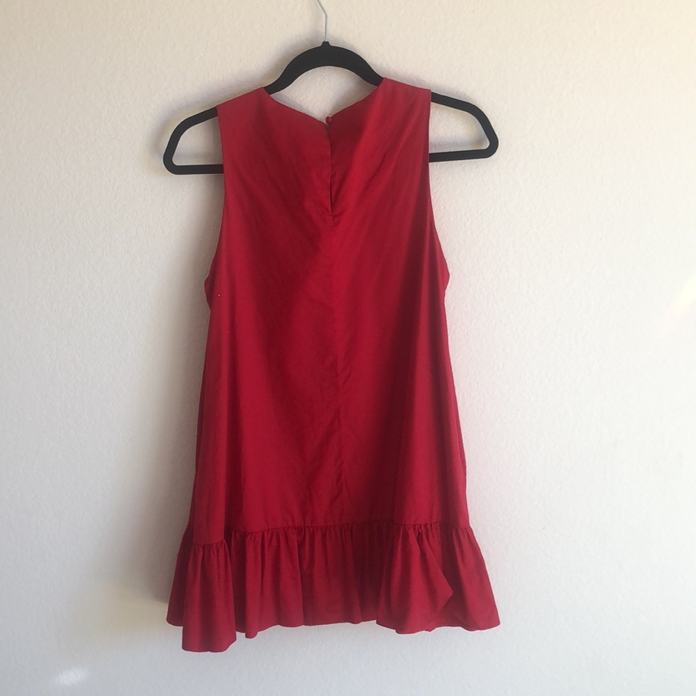 Red shift dress with pockets!!! - Picture 3 of 6